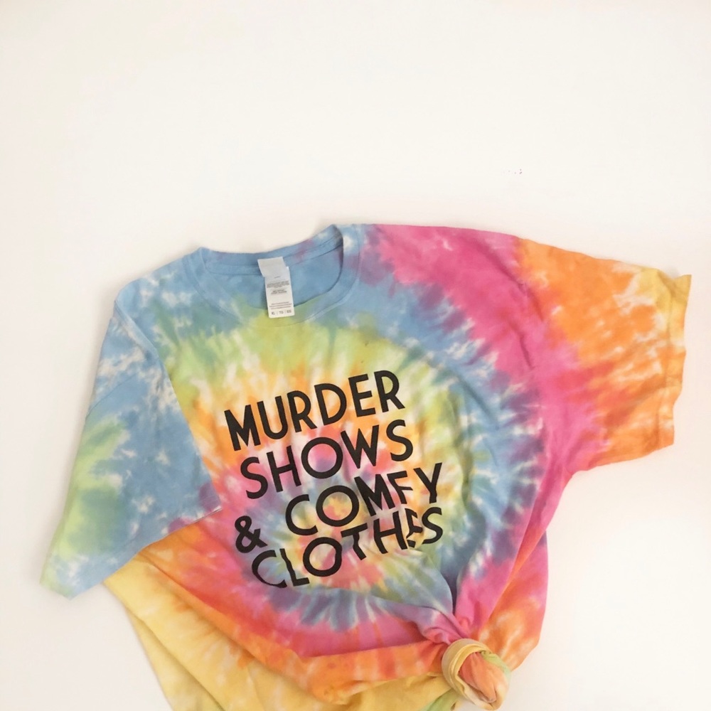 Tie-dye women’s graphic tee small-XL